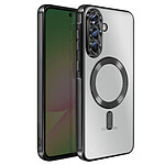 Avizar Coque pour Galaxy A56 Compatible MagSafe avec Contour Chromé Noir Avizar Coque pour Galaxy A56 Compatible MagSafe avec Contour Chromé Noir