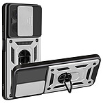 Avizar Coque Redmi 15C Antichoc avec Cache Caméra Coulissant Bague Métallique Support Argent Avizar Coque Redmi 15C Antichoc avec Cache Caméra Coulissant Bague Métallique Support Argent