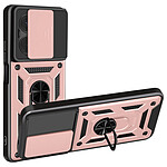 Avizar Coque Redmi 15C Antichoc avec Cache Caméra Coulissant Bague Métallique Support Rose champagne Avizar Coque Redmi 15C Antichoc avec Cache Caméra Coulissant Bague Métallique Support Rose champagne