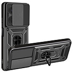 Avizar Coque Redmi 15C Antichoc avec Cache Caméra Coulissant Bague Métallique Support Noir Avizar Coque Redmi 15C Antichoc avec Cache Caméra Coulissant Bague Métallique Support Noir