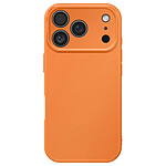 Avizar Coque pour iPhone 17 Pro Modèle Soft-Touch en Silicone Souple Anti-dérapant Orange
