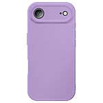 Avizar Coque pour iPhone 17 Air Modèle Soft-Touch en Silicone Souple Anti-dérapant Violet clair