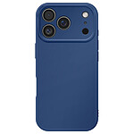Avizar Coque pour iPhone 17 Pro Modèle Soft-Touch en Silicone Souple Anti-dérapant Bleu nuit