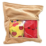 Yummis - Pack 2 peluches Yummis Together Pizza & Cola dans un sac à emporter 21 cm Yummis - Pack 2 peluches Yummis Together Pizza & Cola dans un sac à emporter 21 cm