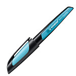 STABILO Stylo plume EASYbuddy pointe moyenne droitiers noir/bleu