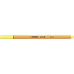 STABILO Stylo-Feutre POINT 88 Pointe Fine 0,4 mm jaune citron x 10