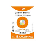 EXACOMPTA Fiches bristol, A6, ligné, assorti EXACOMPTA Fiches bristol, A6, ligné, assorti
