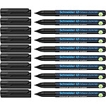 SCHNEIDER Marqueur universel Maxx 224 Pointe Moyenne Permanent noir x 10 SCHNEIDER Marqueur universel Maxx 224 Pointe Moyenne Permanent noir x 10