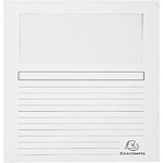 EXACOMPTA Paquet 100 chemises à fenêtre FOREVER Blanc EXACOMPTA Paquet 100 chemises à fenêtre FOREVER Blanc