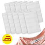 AVERY Lot de 100 Etiquettes Vetement Vierge Thermocollantes Inscriptibles Blanc