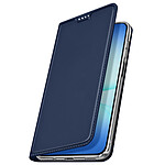 Dux Ducis Étui Clapet pour Galaxy A17 avec Porte-cartes Série Skin Pro Bleu nuit