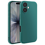 Avizar Coque pour iPhone 17 en Silicone Souple Ultra Résistant Vert foncé