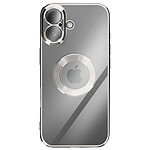 Avizar Coque pour iPhone 17 avec Contour Chromé en Silicone Souple