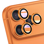 Protection d'Objectif Caméra pour iPhone 17 Pro Max avec Contour Renforcé Orange Protection d'Objectif Caméra pour iPhone 17 Pro Max avec Contour Renforcé Orange