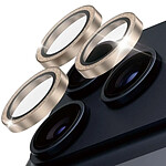 Panzer Glass Verre de Protection Objectif Camera pour iPhone 17 Pro et 17 Pro Max Glitter Dorée