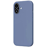 MW Coque pour iPhone 17 MagSafe en Silicone Antichocs Oléophobe Bleu