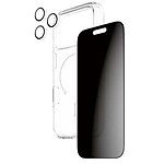 Panzer Glass Pack de Protection 3-en-1 pour iPhone 17 Pro Modèle Flagship Confidentialité Noir transparent Panzer Glass Pack de Protection 3-en-1 pour iPhone 17 Pro Modèle Flagship Confidentialité Noir transparent