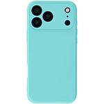 Avizar Coque pour iPhone 17 Pro Max Soft-Touch en Silicone Série Fast Cover Turquoise
