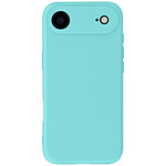 Avizar Coque pour iPhone Air Soft-Touch en Silicone Série Fast Cover Turquoise