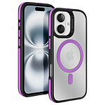 Avizar Coque pour iPhone 16 Série NEO Compatible MagSafe avec Coins Renforcés Violet