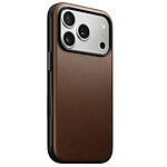 Nomad Coque pour iPhone 17 Pro MagSafe en Cuir Premium Antichocs Marron
