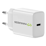 Mayaxess Chargeur Rapide pour Samsung Galaxy S25 USB-C 20W Blanc