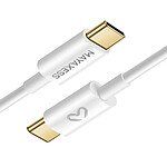 Mayaxess Câble de charge 1m USB-C pour Google Pixel 10 Pro XL Blanc