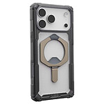 UAG Coque pour iPhone 17 Pro Max MagSafe avec Support Métallique Plasma XTE Gris