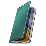 Avizar Étui Folio pour Realme 14T / P3 avec Porte-cartes et Fonction Support Vidéo Vert sapin