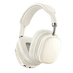Hoko Casque Audio Sans Fil Bluetooth Hi-Fi 46h avec Basses Puissantes Blanc