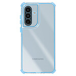 Avizar Coque pour Galaxy A36 Renforcée Conception Bi-Matière Texturé Antidérapants Bleu clair
