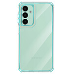 Avizar Coque pour Galaxy A16 Renforcée Conception Bi-Matière Texturé Antidérapants Turquoise