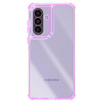 Avizar Coque pour Galaxy A36 Renforcée Conception Bi-Matière Texturé Antidérapants Violet