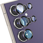 Forcell Verre Trempé Caméra pour Galaxy S24 Ultra Anti-reflet Quintuple Lentille Violet