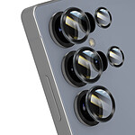 Forcell Protection Caméra Galaxy S25 Ultra en Verre Trempé Anti-reflet Cadre Aluminium Gris