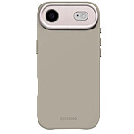 Decoded Coque MagSafe pour iPhone Air Future Dusk Silicone Antimicrobienne Beige