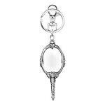 La Belle & la Bête - Porte-clés étain Mirror