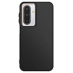 Avizar Coque pour Galaxy A17 Finition Mat avec Contour Caméra Métallisé Noir
