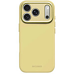 Decoded Coque MagSafe pour iPhone 17 Pro en Silicone Ultra Douce Antimicrobienne Jaune