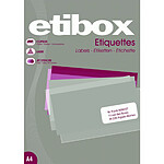 APLI Boite 100 Feuilles A4 400 Etiquettes Cop/Las/Jet Coins droits 99,1 x 139mm Blanc