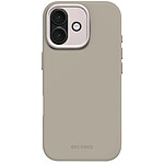 Decoded Coque en Silicone pour iPhone 17 Antimicrobienne Compatible MagSafe Beige