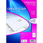 OFFICE STAR Boite de 4000 étiquettes multi-usage blanches 48.5x25,4mm x 5 OFFICE STAR Boite de 4000 étiquettes multi-usage blanches 48.5x25,4mm x 5