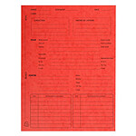 EXACOMPTA Paquet de 25 Dossiers Suivi de Procédure Carte Lustrée 265g Rouge EXACOMPTA Paquet de 25 Dossiers Suivi de Procédure Carte Lustrée 265g Rouge