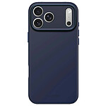 Decoded Coque MagSafe iPhone 17 Pro Max en Silicone Ultra Douce Antichoc Bleu marine