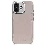 Decoded Coque pour iPhone 17 MagSafe en Cuir Antichocs Beige
