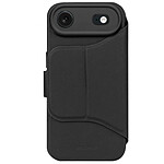 Decoded Étui Folio pour iPhone 17 Air en Silicone Texturé avec Coque Détachable Noir