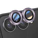 Enkay Protection d'Objectif Caméra pour Galaxy Z Flip 7 Double lentille Violet clair