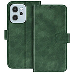 Avizar Étui Portefeuille pour Oppo Reno 14 avec Rabat Aimanté et Fonction Support Vert sapin