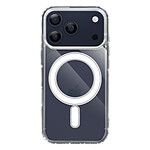 Tactical Coque Renforcée pour iPhone 17 Pro Max Modèle MagForce Compatible MagSafe Transparent
