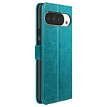 Mayaxess Étui Portefeuille pour Google Pixel 10 Pro XL avec Dragonne et Fonction Support Turquoise